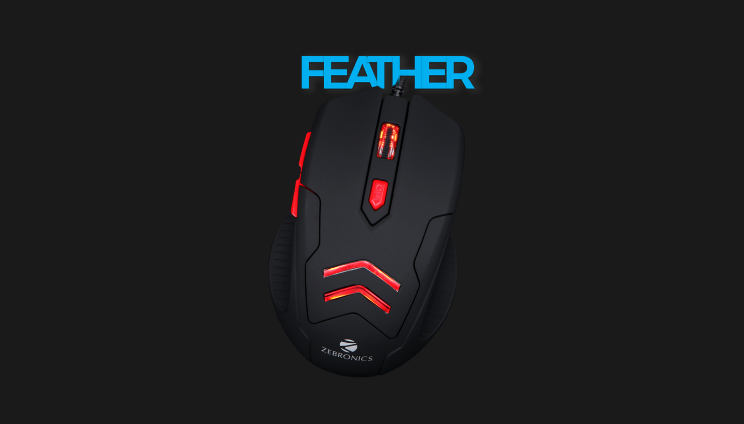 zebronics feather gaming mouse